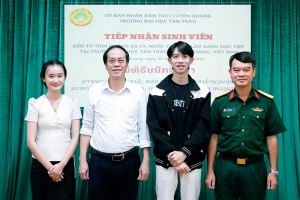 Tiếp nhận sinh viên Lào năm 2022