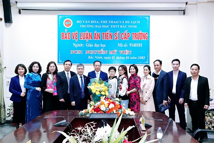 Nghiên cứu sinh Nguyễn Mỹ Việt bảo vệ thành công Luận án Tiến sĩ Chuyên ngành Giáo dục học