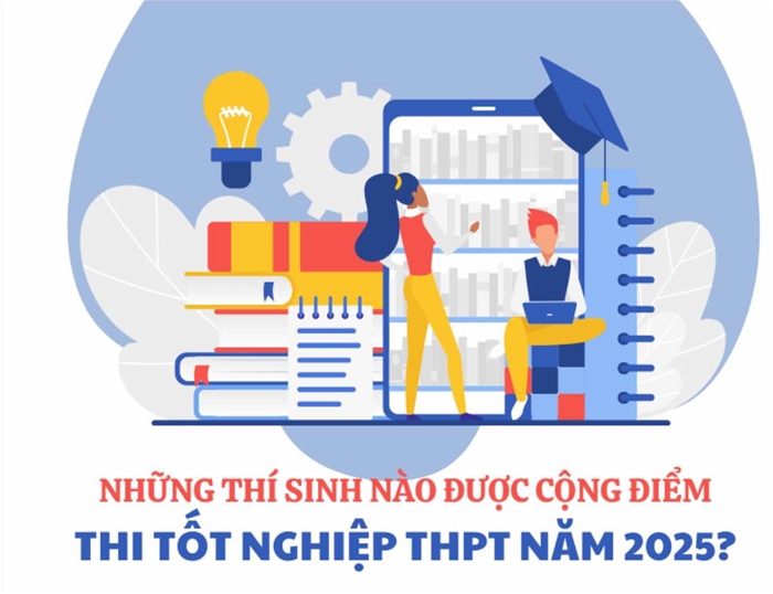 Những thí sinh nào được cộng điểm thi tốt nghiệp THPT năm 2025?