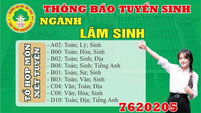  Lâm sinh – ngành khoa học kết nối với thiên nhiên