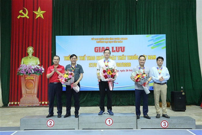 Trường Đại học Tân Trào tổ chức giao lưu thể thao chào mừng Ngày Thầy thuốc Việt Nam 27/2 Trường Đại học Tân Trào tổ chức giao lưu thể thao chào mừng Ngày Thầy thuốc Việt Nam 27/2