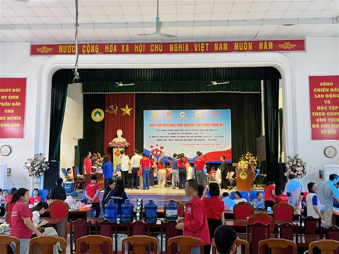 Lan tỏa yêu thương từ Ngày Hội hiến máu Giọt hồng nhân ái