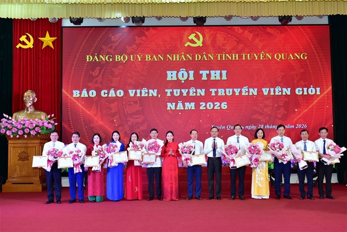 Góp phần đưa nghị quyết của Đảng vào cuộc sống: Giảng viên Trường Đại học Tân Trào đạt giải tại Hội thi Báo cáo viên, tuyên truyền viên giỏi năm 2026