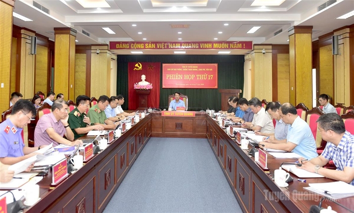 Phiên họp thứ 17 Ban Chỉ đạo phòng chống tham nhũng, lãng phí, tiêu cực tỉnh