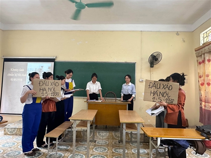 Khi sinh viên “sống cùng” lịch sử trong giờ học môn Lịch sử Đảng Cộng sản Việt Nam
