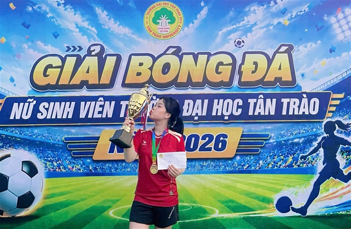 Nguyễn Minh Giang – nữ sinh Giáo dục mầm non năng động, tỏa sáng trên sân thể thao và hành trình tình nguyện