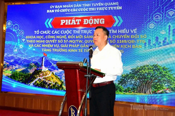 Phát động Cuộc thi trực tuyến tìm hiểu Nghị quyết 57-NQ/TW và Chuyển đổi số tỉnh Tuyên Quang